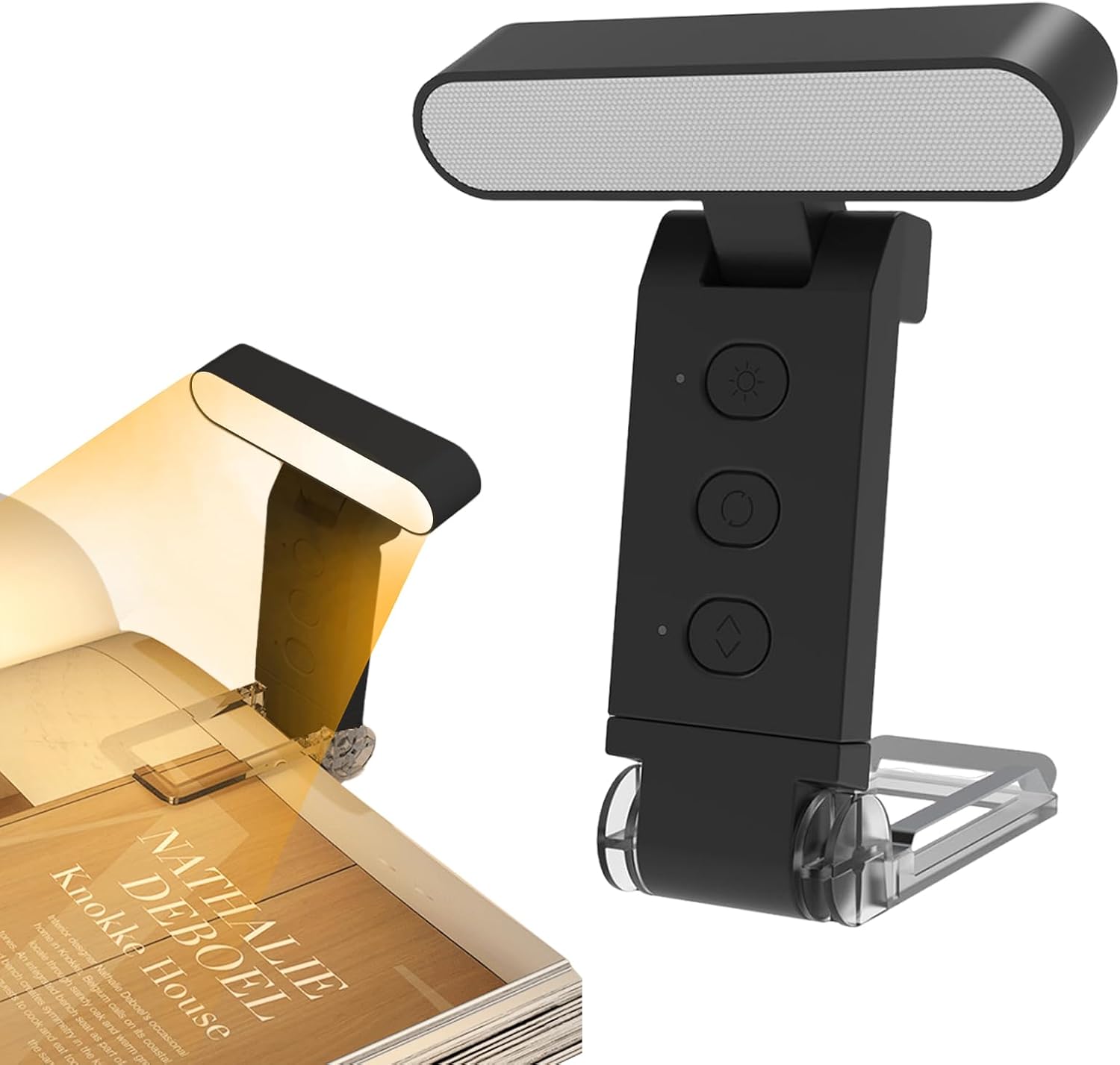 lampa de citit cu clips
