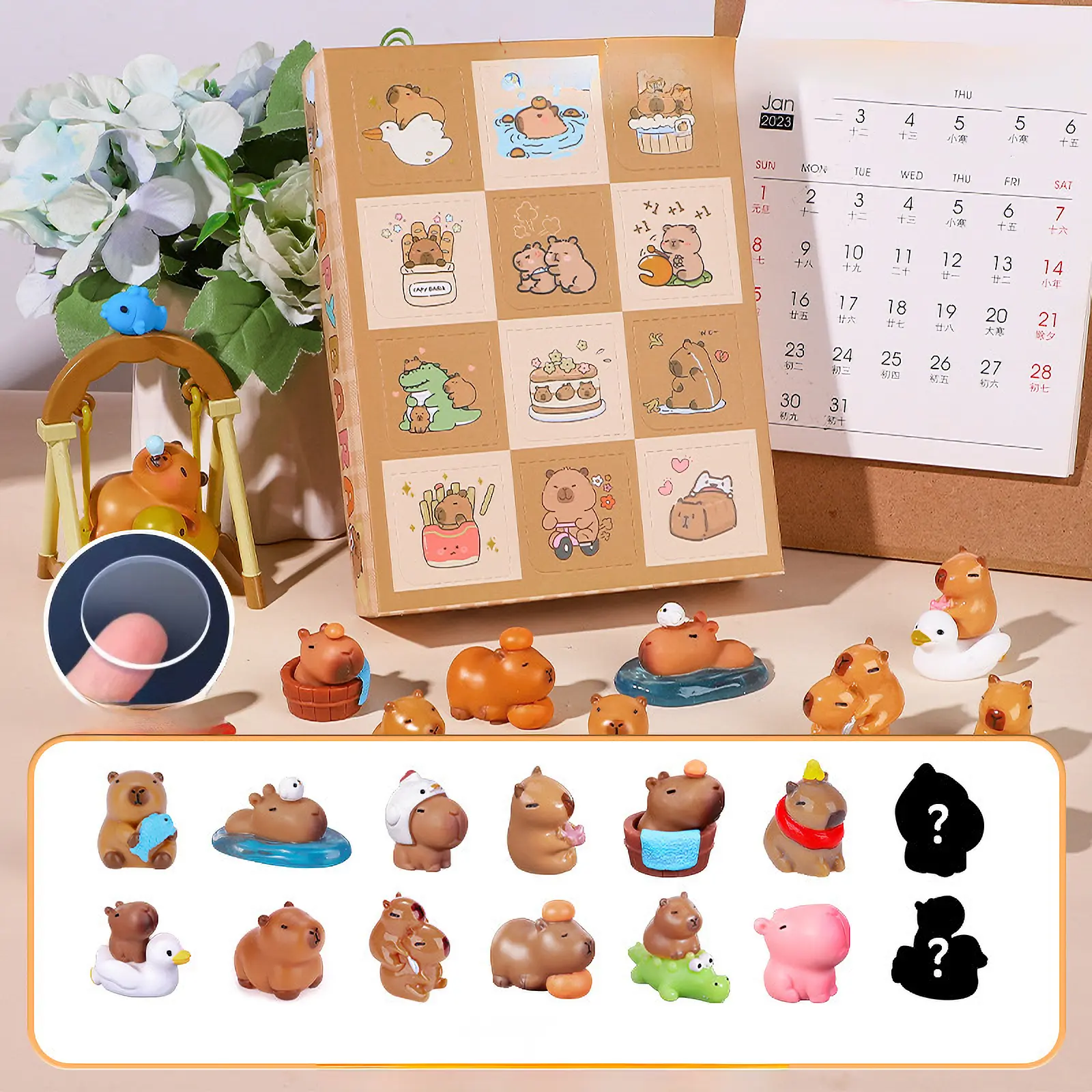 calendar advent capybara miraza